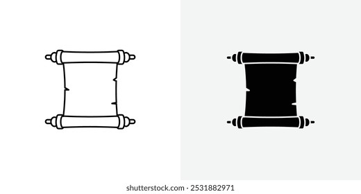Conjunto de ícones de vetor de rolagem. Ilustrador de vetor de ações. EPS 10