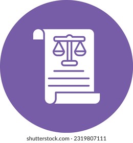 Scroll vector icon. Can be used for printing, mobile and web applications.