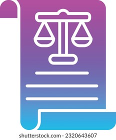 Scroll vector icon. Can be used for printing, mobile and web applications.