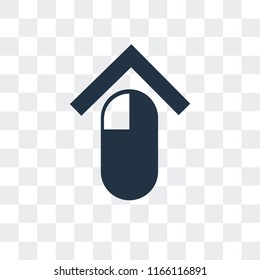 Scroll vector icon isolated on transparent background, Scroll logo concept