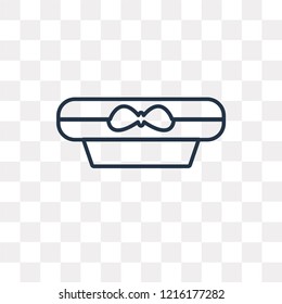 Scroll vector outline icon isolated on transparent background, high quality linear Scroll transparency concept can be used web and mobile