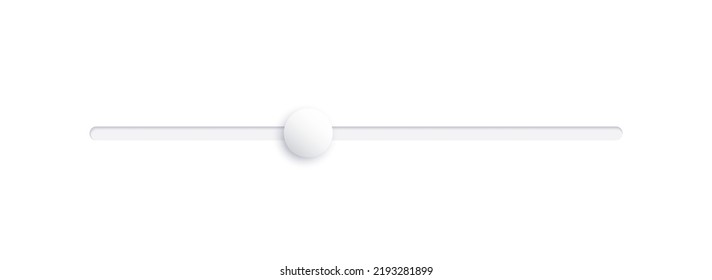 Scrollbar element button. Interaction technique or widget for scrolling content on webpage, desktop or mobile application. Navigation element. Frontend control vector illustration on white svg