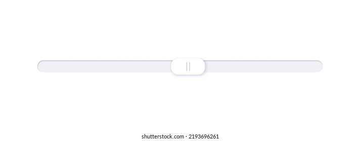 Scrollbar Element Button. Interaction Technique Or Widget For Scrolling Content On Webpage, Desktop Or Mobile Application. Navigation Element. Frontend Control Vector Illustration On White