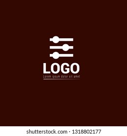 scrollbar logo concept. Designed for your web site design, logo, app, UI