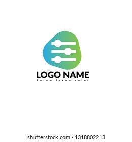 scrollbar logo concept. Designed for your web site design, logo, app, UI