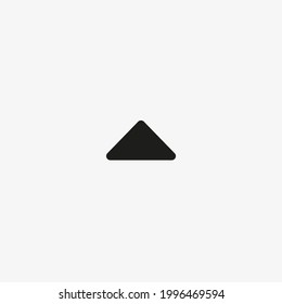 Scrolling up arrow sign icon. Swipe up button for web and mobile UI design.