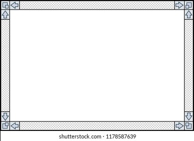 Scrolling bar frame.