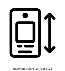 Scrolling Icon Vector Symbol Design Illustration