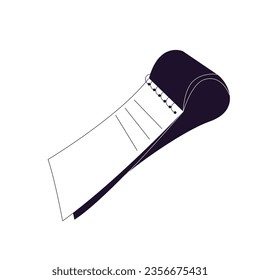 Scrolling Page Notepad Pad Scrolling Vector