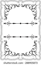 Scrolling perfect frame is on white