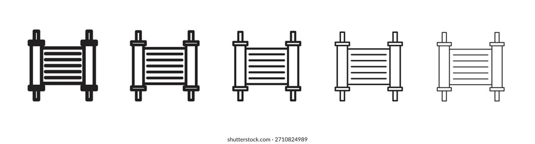 Scrolls icon design, logo, app, UI. Vector illustration, EPS