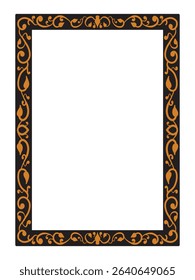 Scrollwork Decorative Ornamental Border Decorative Vector