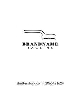 scrub brush logo icon design template modern isolated vector