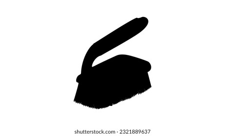 Silueta de pincel de crubo, vector de alta calidad
