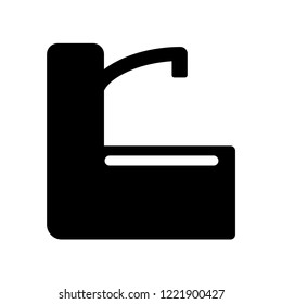 scrub up icon. Trendy scrub up logo concept on white background from Hygiene collection. Suitable for use on web apps, mobile apps and print media.