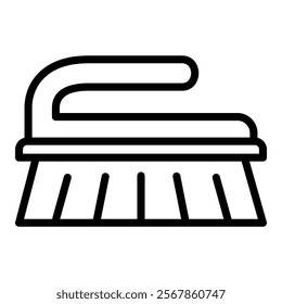 Scrubbing Brush Icon Element For Design