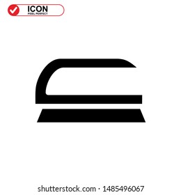 
scrubbing brush icon isolated sign symbol vector illustration - high quality black style vector icons
