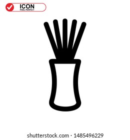 
scrubbing brush icon isolated sign symbol vector illustration - high quality black style vector icons
