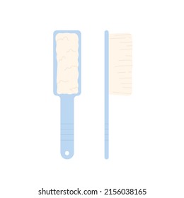 Pinceles de limpieza de hongos. Ilustración vectorial del servicio de limpieza, lavado y limpieza