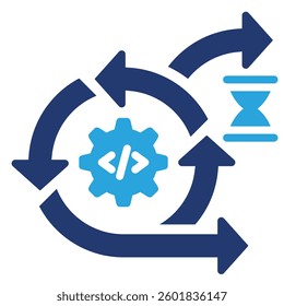 Scrum Icon Element For Design