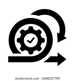 Scrum Icon Element for Design