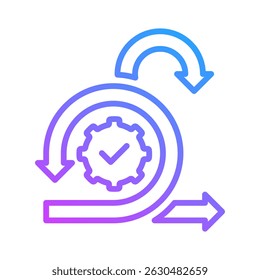 Scrum Icon Element für Design