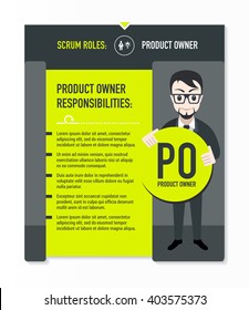 Scrum Roles - Product Owner Responsibilities Template In Scrum Development Process