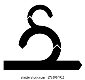 Scrum software development icon, scrum sprint scheme framework. Scrum methodology process, agile project management, model, scrum workflow lifecycle, product development. White background.