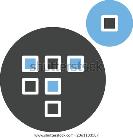 Scrumban Icon image. Suitable for mobile application.