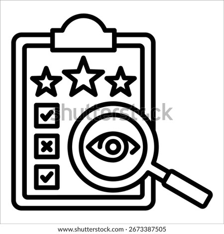 Scrutinize Icon Element For Design