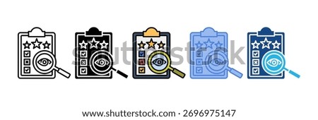 Scrutinize Icon Element For Design