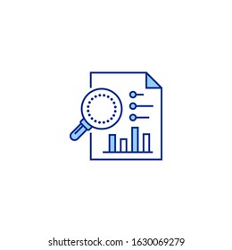 scrutiny creative icon. From Analytics Research icons collection. Isolated scrutiny sign on white background