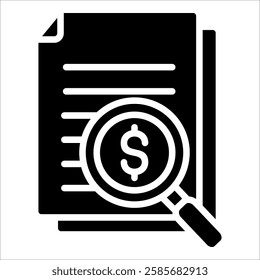 Scrutiny Icon Element For Design