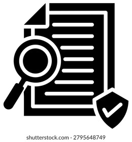 Scrutiny Icon Element For Design