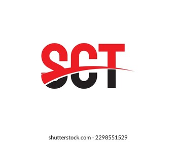 SCT Letter Initial Logo Design Vector Illustration