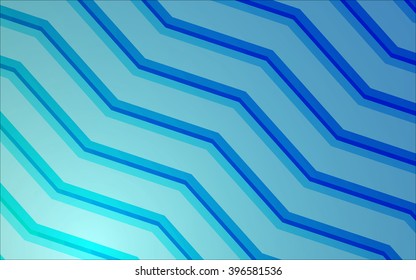 Scuba Blue line Zigzag art background abstract vector 
