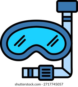 Scuba Dive New Creative Icon Design Vector