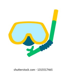 Scuba Dive Snorkle Emoji Vector