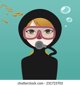 scuba diver avatar