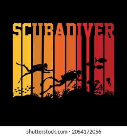 Scuba diver Best T-shirts design