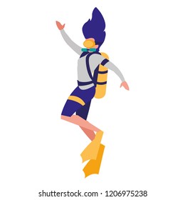 scuba diver design