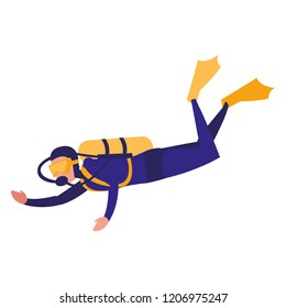 scuba diver design