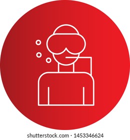 Scuba Diver icon for your project
