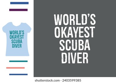Scuba diver t shirt design
