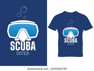 Scuba Diver T-Shirt Design For scuba lovers