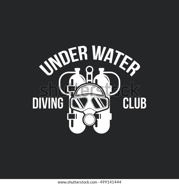 Scuba Diving Club Logo Stock Vector (Royalty Free) 499141444 | Shutterstock