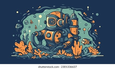 buceo con el logotipo completo del equipo