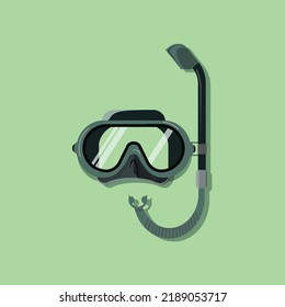 scuba diving equipment desing icon