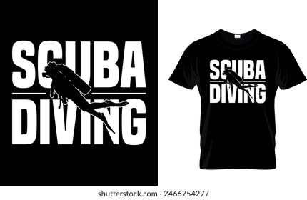 Scuba Diving fanny gift t-shirt design