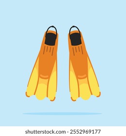 scuba diving fins,frog leg flippers for diving swimming accessories for suitable for posters and web icons